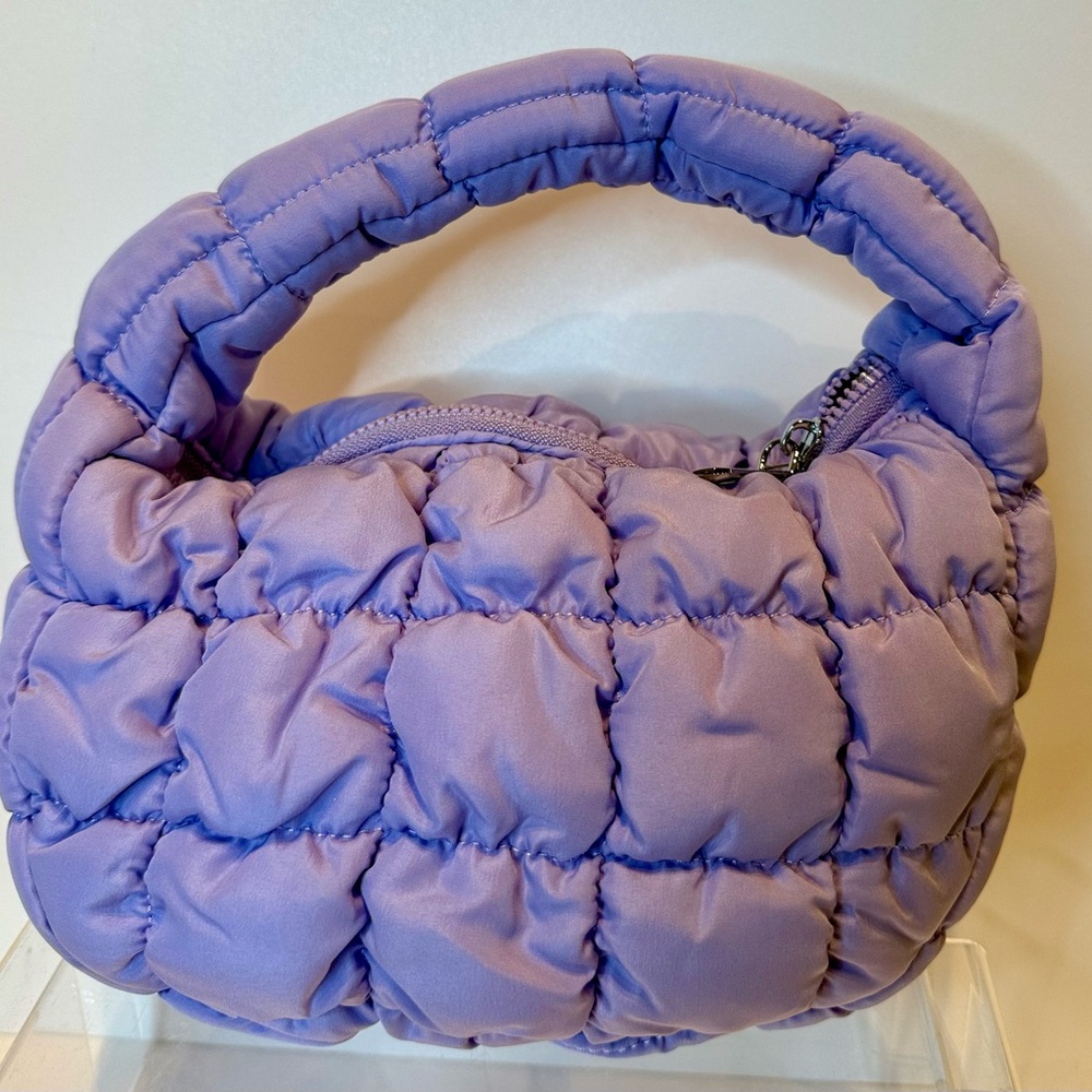 Purple Quilted Women's Bag